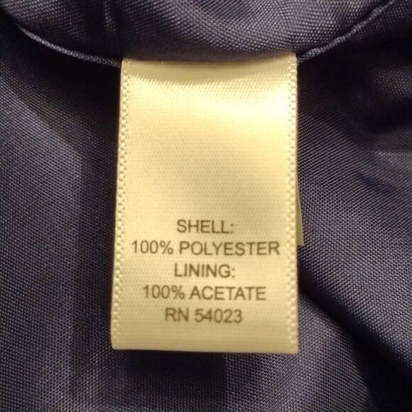 NWT Banana Republic Polyester Pencil Skirt Taffeta Lined, Size 6P, Navy Blue - Picture 6 of 7